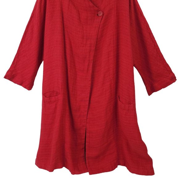 Flax Red Women's Blazer - Picture 13 of 13